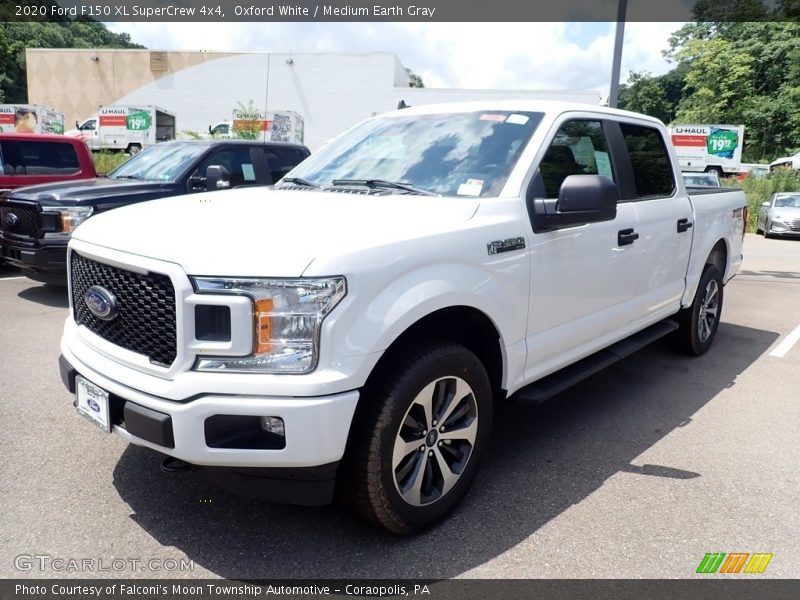 Oxford White / Medium Earth Gray 2020 Ford F150 XL SuperCrew 4x4