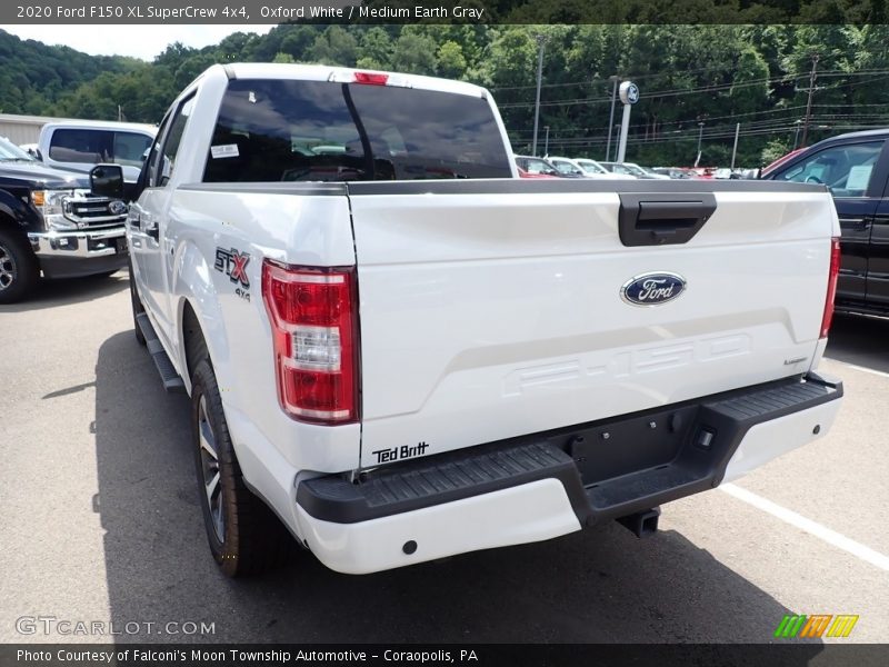 Oxford White / Medium Earth Gray 2020 Ford F150 XL SuperCrew 4x4