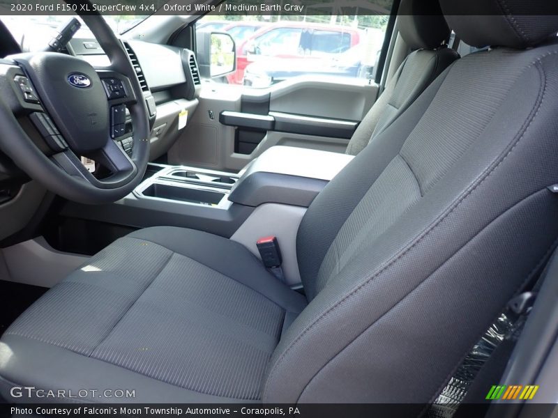 Oxford White / Medium Earth Gray 2020 Ford F150 XL SuperCrew 4x4