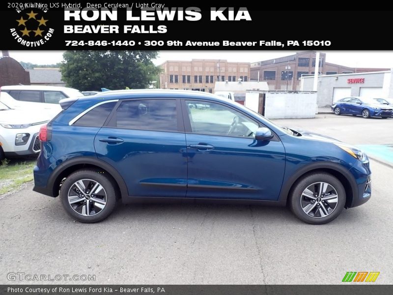 Deep Cerulean / Light Gray 2020 Kia Niro LXS Hybrid
