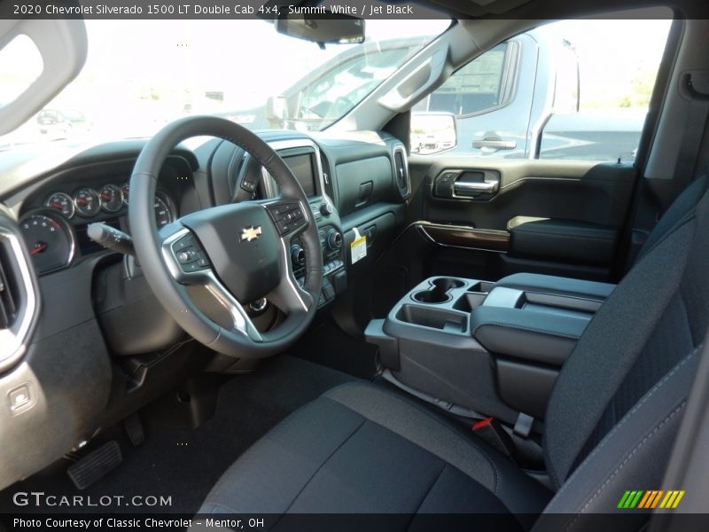 Summit White / Jet Black 2020 Chevrolet Silverado 1500 LT Double Cab 4x4