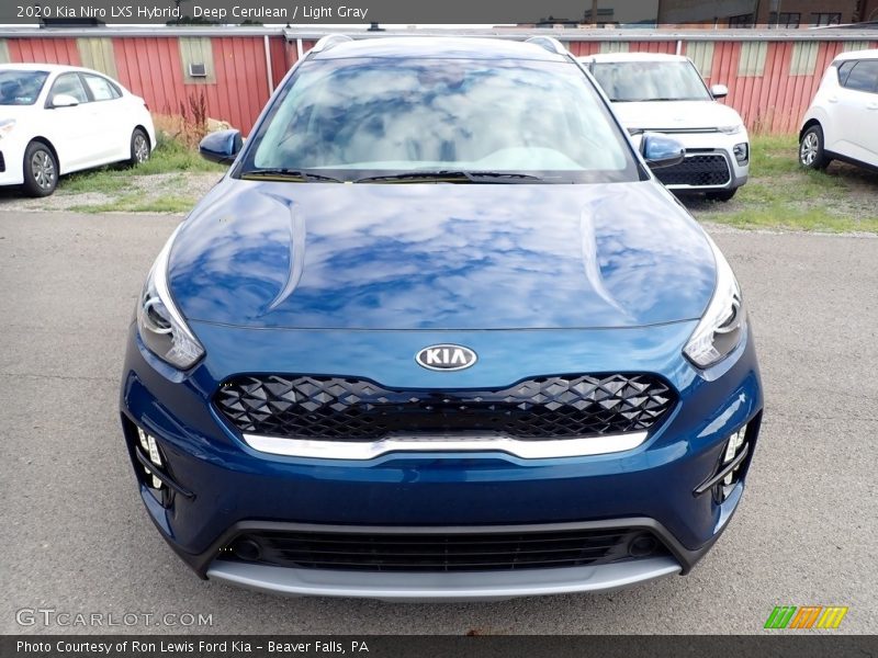 Deep Cerulean / Light Gray 2020 Kia Niro LXS Hybrid