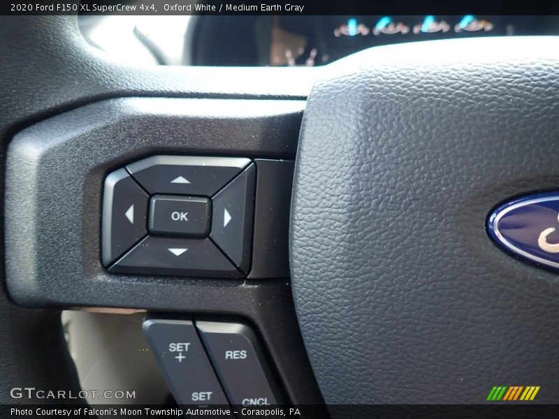 Oxford White / Medium Earth Gray 2020 Ford F150 XL SuperCrew 4x4