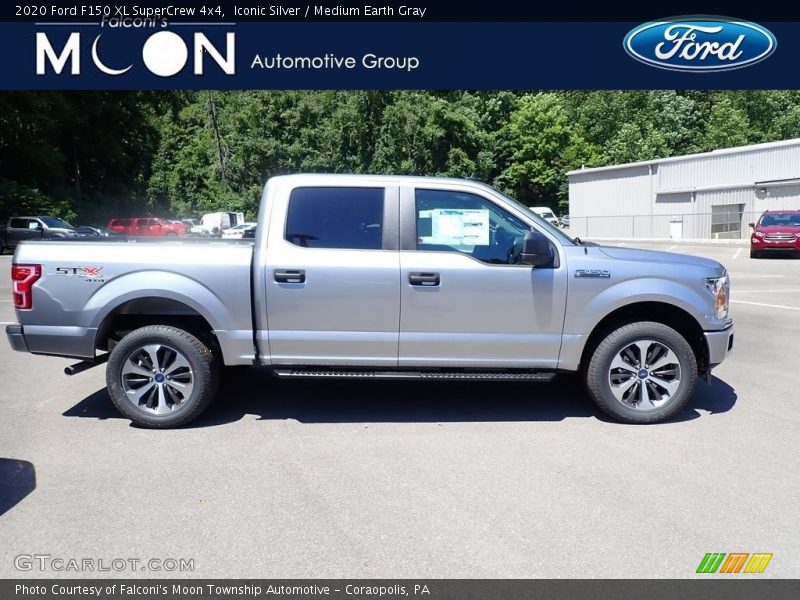 Iconic Silver / Medium Earth Gray 2020 Ford F150 XL SuperCrew 4x4