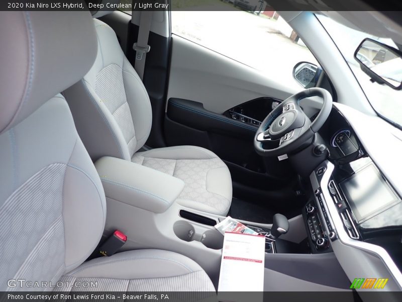 Front Seat of 2020 Niro LXS Hybrid