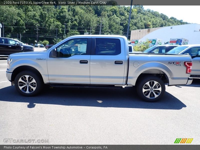 Iconic Silver / Medium Earth Gray 2020 Ford F150 XL SuperCrew 4x4