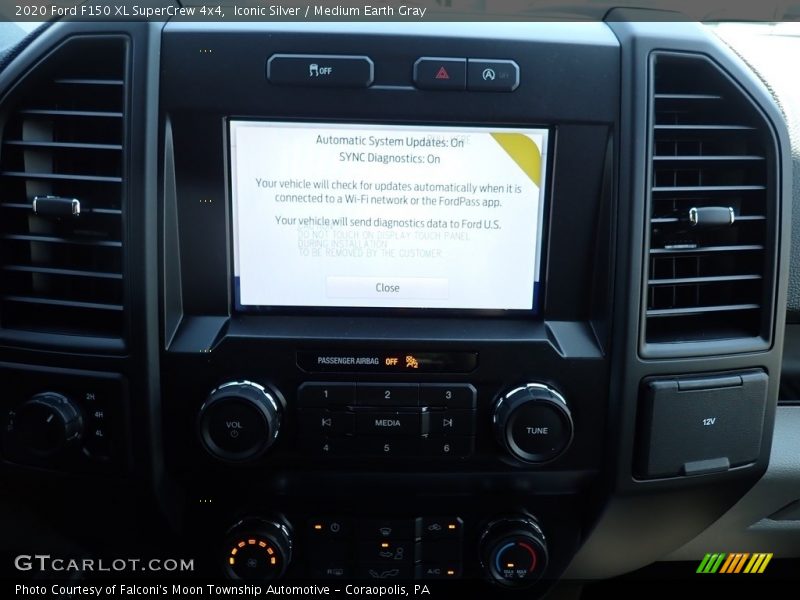 Iconic Silver / Medium Earth Gray 2020 Ford F150 XL SuperCrew 4x4