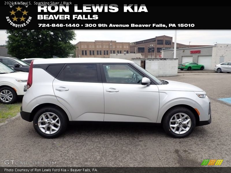 Sparkling Silver / Black 2020 Kia Soul S