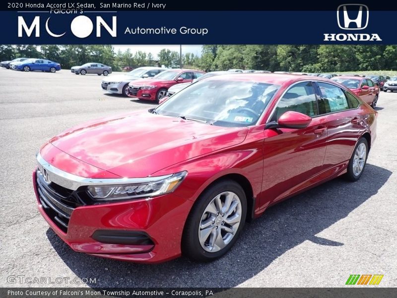 San Marino Red / Ivory 2020 Honda Accord LX Sedan