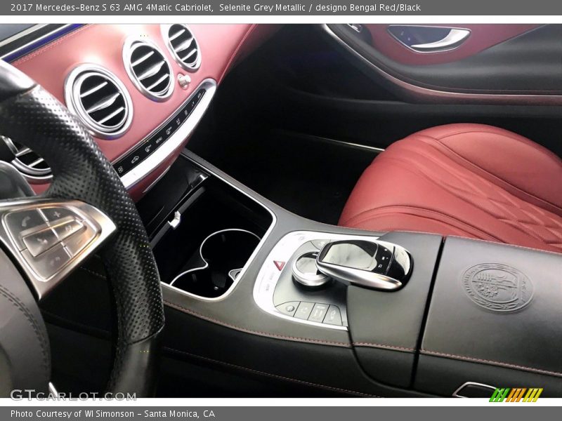 Selenite Grey Metallic / designo Bengal Red/Black 2017 Mercedes-Benz S 63 AMG 4Matic Cabriolet