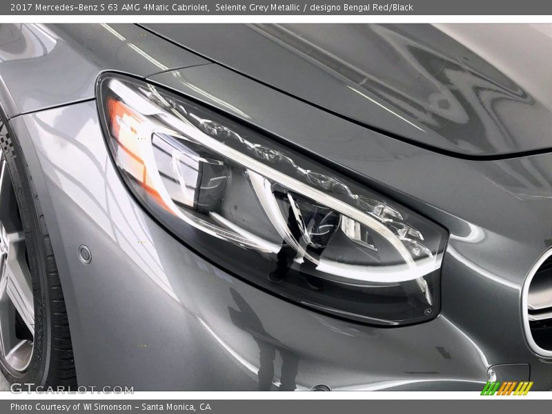 Selenite Grey Metallic / designo Bengal Red/Black 2017 Mercedes-Benz S 63 AMG 4Matic Cabriolet