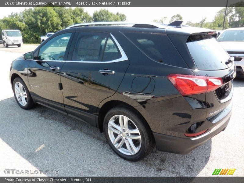 Mosaic Black Metallic / Jet Black 2020 Chevrolet Equinox Premier AWD