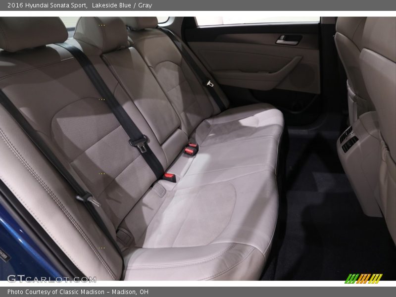 Lakeside Blue / Gray 2016 Hyundai Sonata Sport