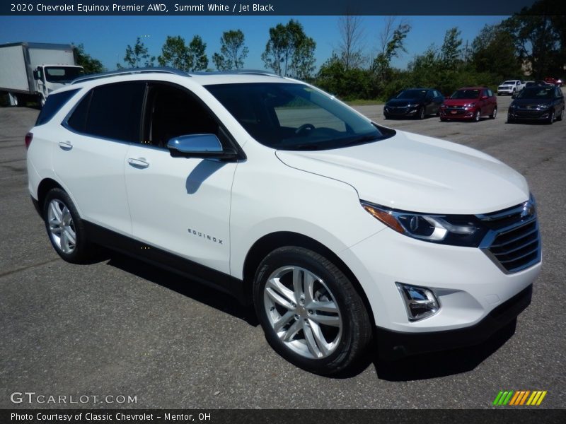 Summit White / Jet Black 2020 Chevrolet Equinox Premier AWD