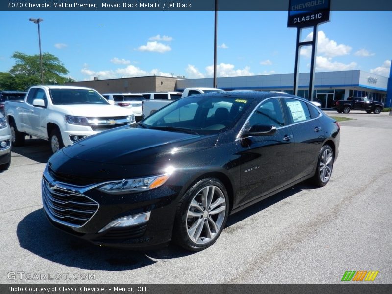 Mosaic Black Metallic / Jet Black 2020 Chevrolet Malibu Premier
