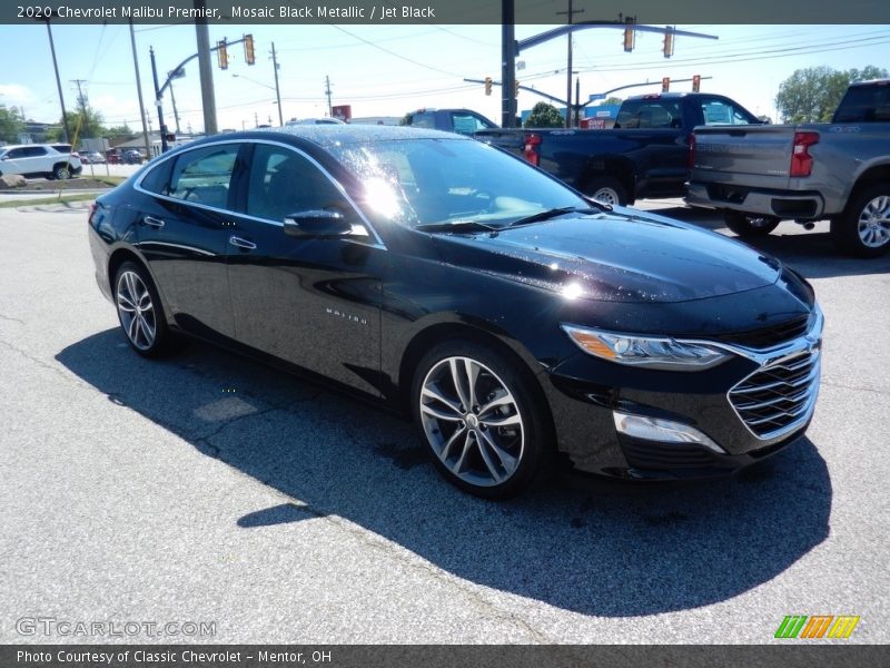 Mosaic Black Metallic / Jet Black 2020 Chevrolet Malibu Premier