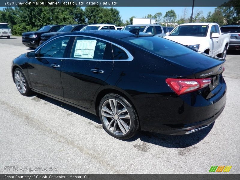 Mosaic Black Metallic / Jet Black 2020 Chevrolet Malibu Premier