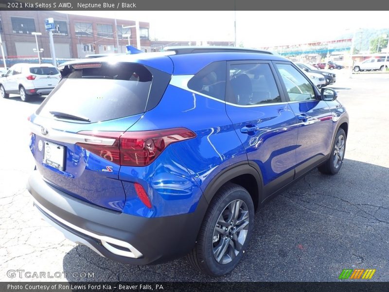 Neptune Blue / Black 2021 Kia Seltos S AWD