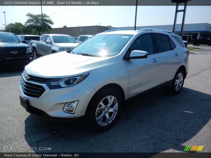 Silver Ice Metallic / Jet Black 2020 Chevrolet Equinox LT AWD