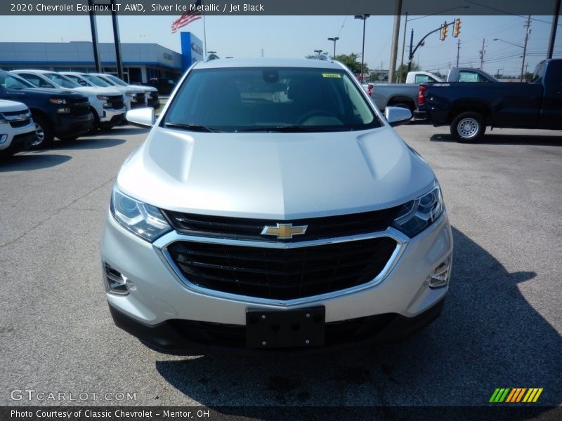 Silver Ice Metallic / Jet Black 2020 Chevrolet Equinox LT AWD
