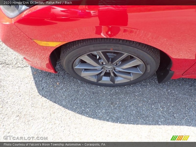 Rallye Red / Black 2020 Honda Civic EX Sedan