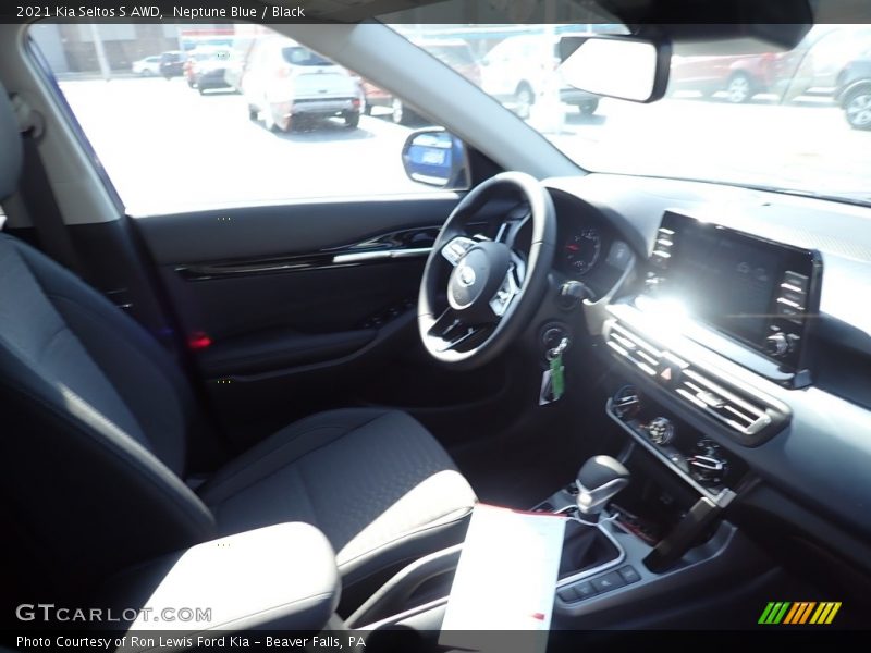 Neptune Blue / Black 2021 Kia Seltos S AWD