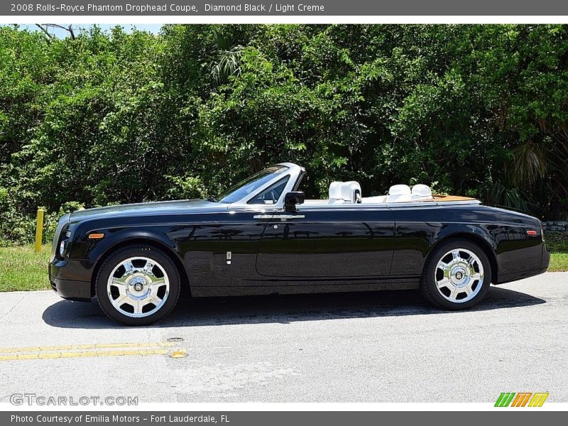 Diamond Black / Light Creme 2008 Rolls-Royce Phantom Drophead Coupe