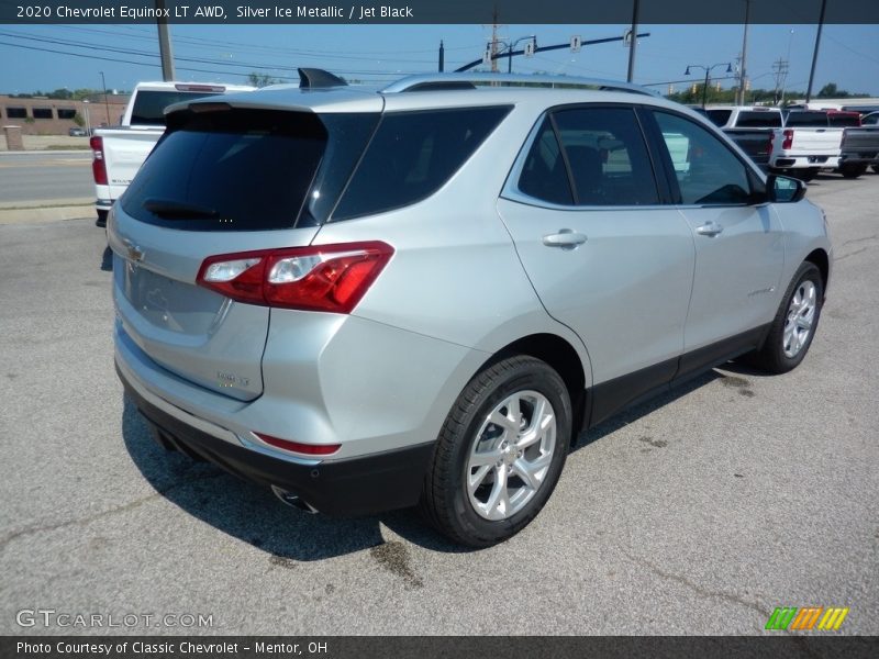 Silver Ice Metallic / Jet Black 2020 Chevrolet Equinox LT AWD
