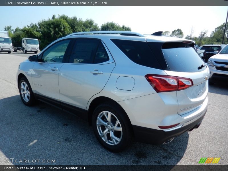 Silver Ice Metallic / Jet Black 2020 Chevrolet Equinox LT AWD