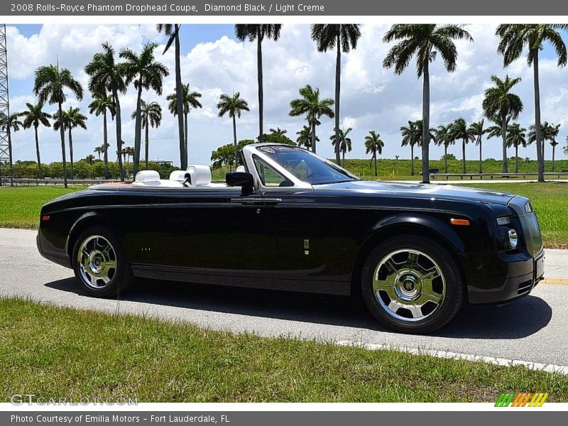 Diamond Black / Light Creme 2008 Rolls-Royce Phantom Drophead Coupe