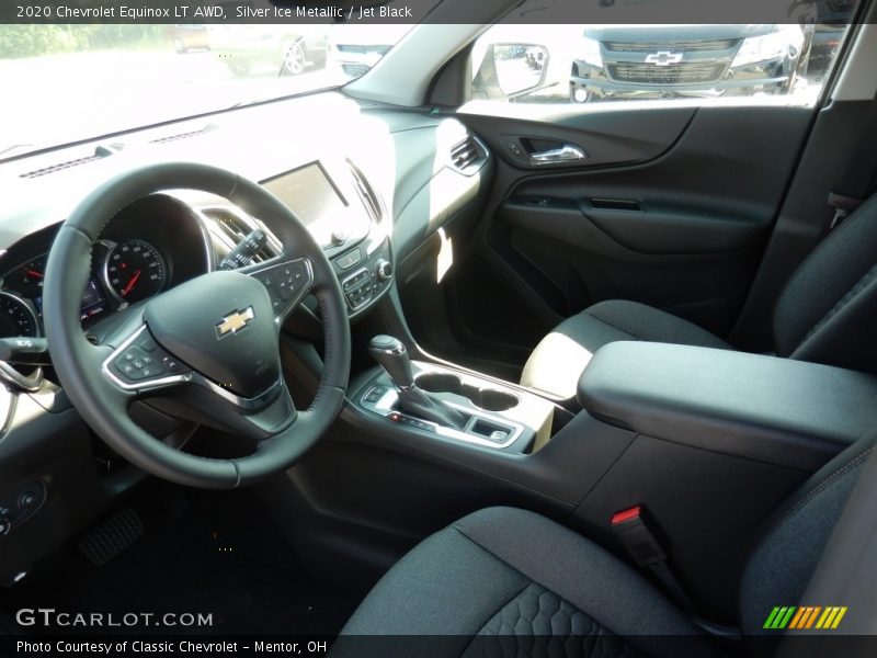 Silver Ice Metallic / Jet Black 2020 Chevrolet Equinox LT AWD