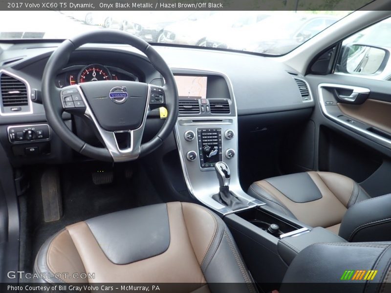  2017 XC60 T5 Dynamic Hazel Brown/Off Black Interior