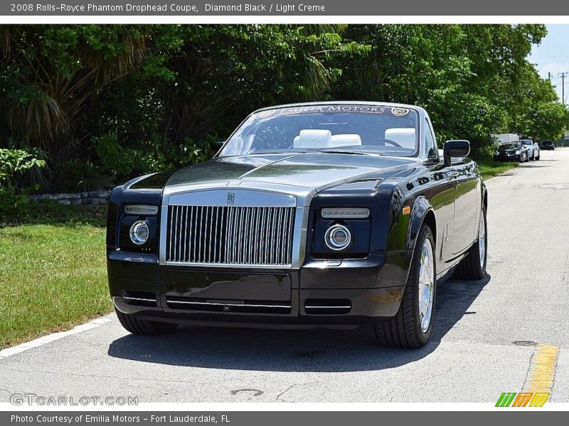 Diamond Black / Light Creme 2008 Rolls-Royce Phantom Drophead Coupe