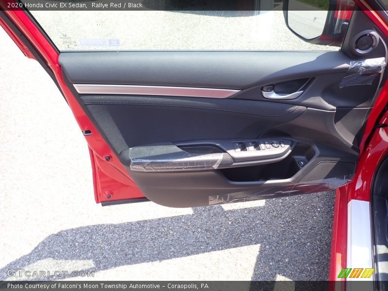 Rallye Red / Black 2020 Honda Civic EX Sedan
