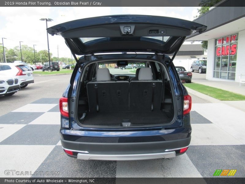 Obsidian Blue Pearl / Gray 2019 Honda Pilot Touring