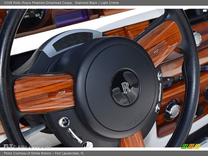 Diamond Black / Light Creme 2008 Rolls-Royce Phantom Drophead Coupe