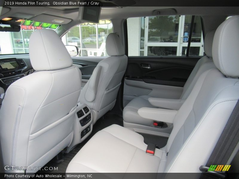 Obsidian Blue Pearl / Gray 2019 Honda Pilot Touring