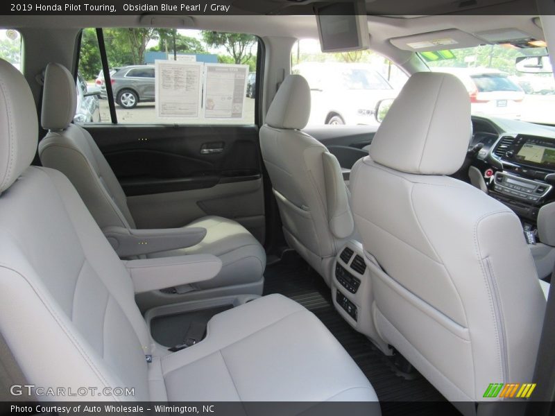 Obsidian Blue Pearl / Gray 2019 Honda Pilot Touring