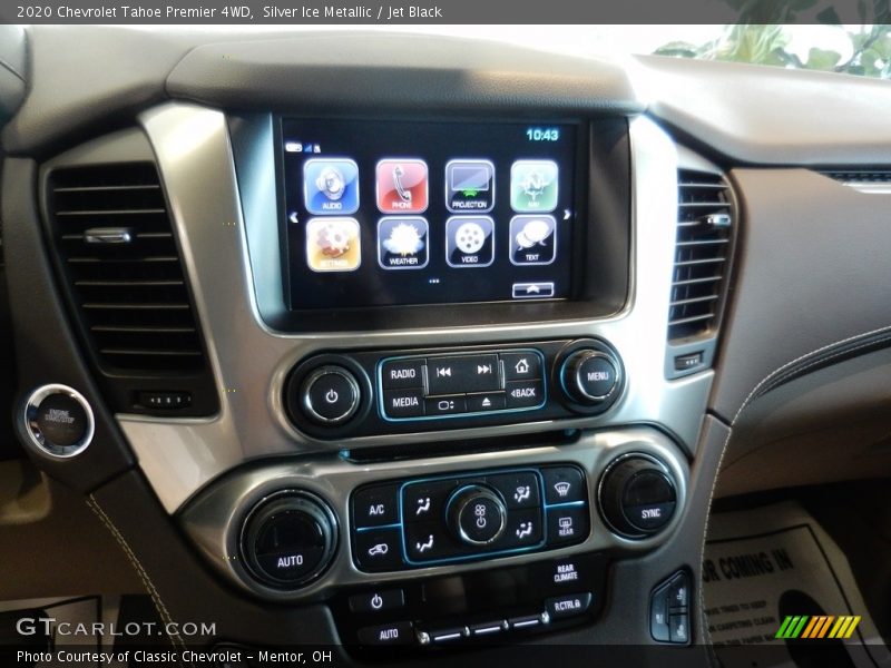 Silver Ice Metallic / Jet Black 2020 Chevrolet Tahoe Premier 4WD