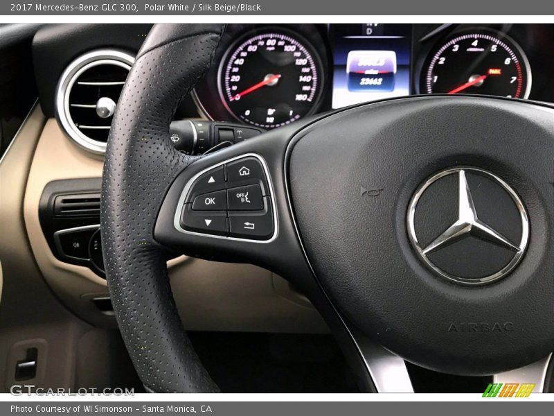 Polar White / Silk Beige/Black 2017 Mercedes-Benz GLC 300