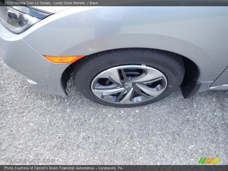 Lunar Silver Metallic / Black 2020 Honda Civic LX Sedan