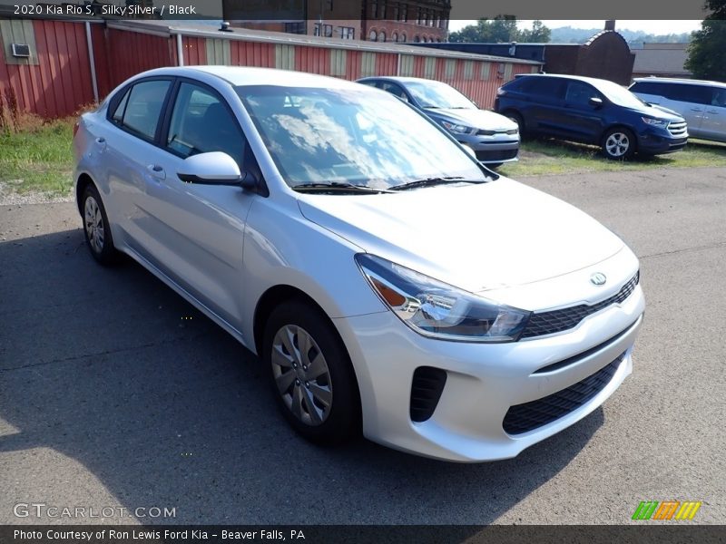 Silky Silver / Black 2020 Kia Rio S