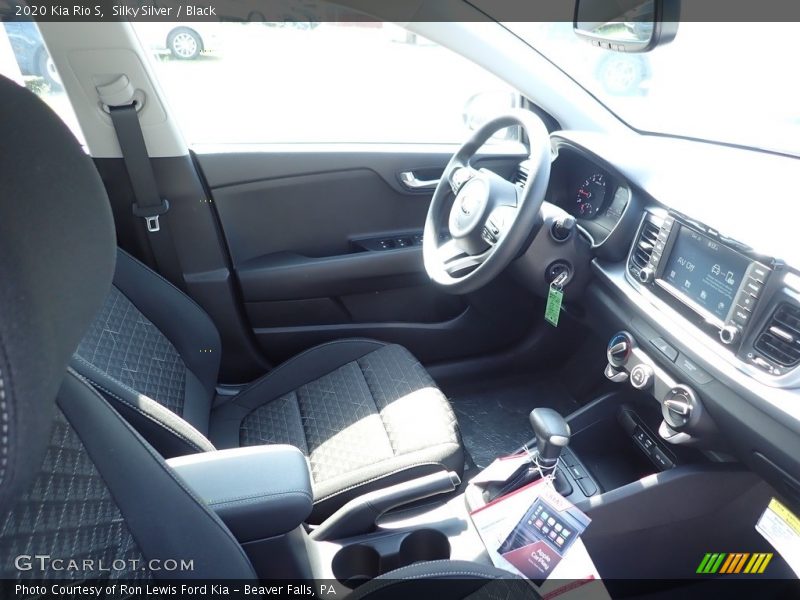 Silky Silver / Black 2020 Kia Rio S