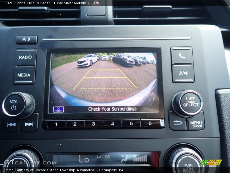 Lunar Silver Metallic / Black 2020 Honda Civic LX Sedan