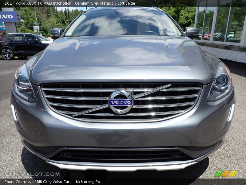Osmium Grey Metallic / Soft Beige 2017 Volvo XC60 T6 AWD Inscription