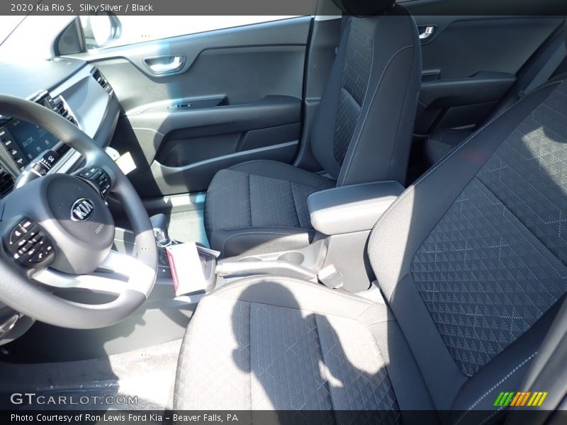 Silky Silver / Black 2020 Kia Rio S