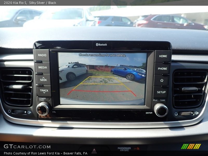 Silky Silver / Black 2020 Kia Rio S