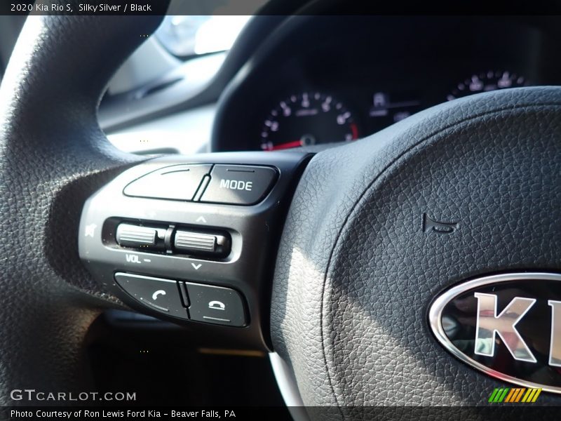 Silky Silver / Black 2020 Kia Rio S