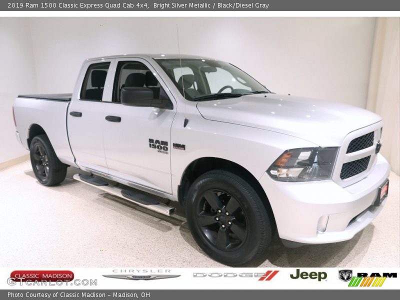 Bright Silver Metallic / Black/Diesel Gray 2019 Ram 1500 Classic Express Quad Cab 4x4