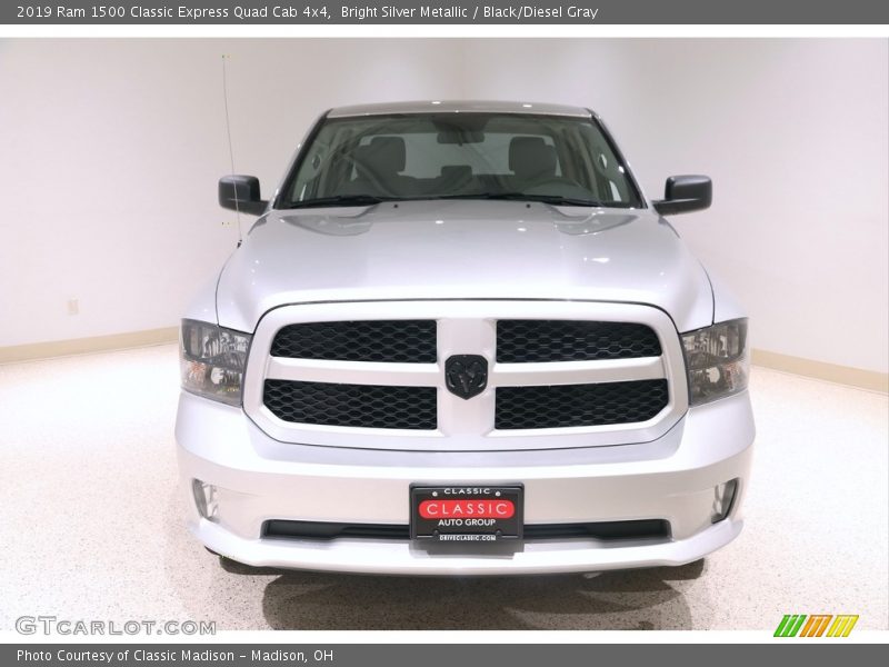 Bright Silver Metallic / Black/Diesel Gray 2019 Ram 1500 Classic Express Quad Cab 4x4